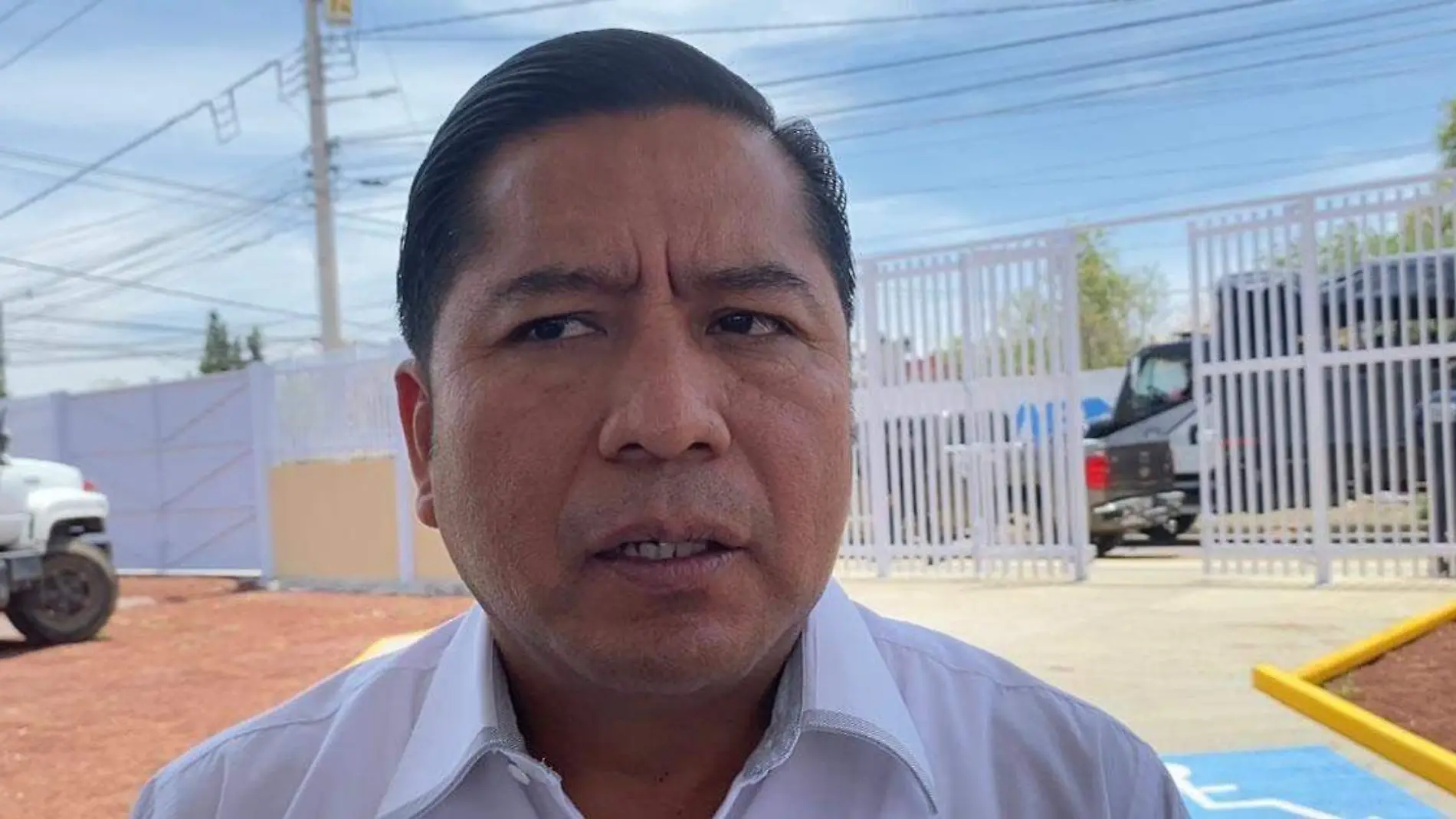 El presidente municipal de Cuautlancingo, Filomeno Sarmiento Torres